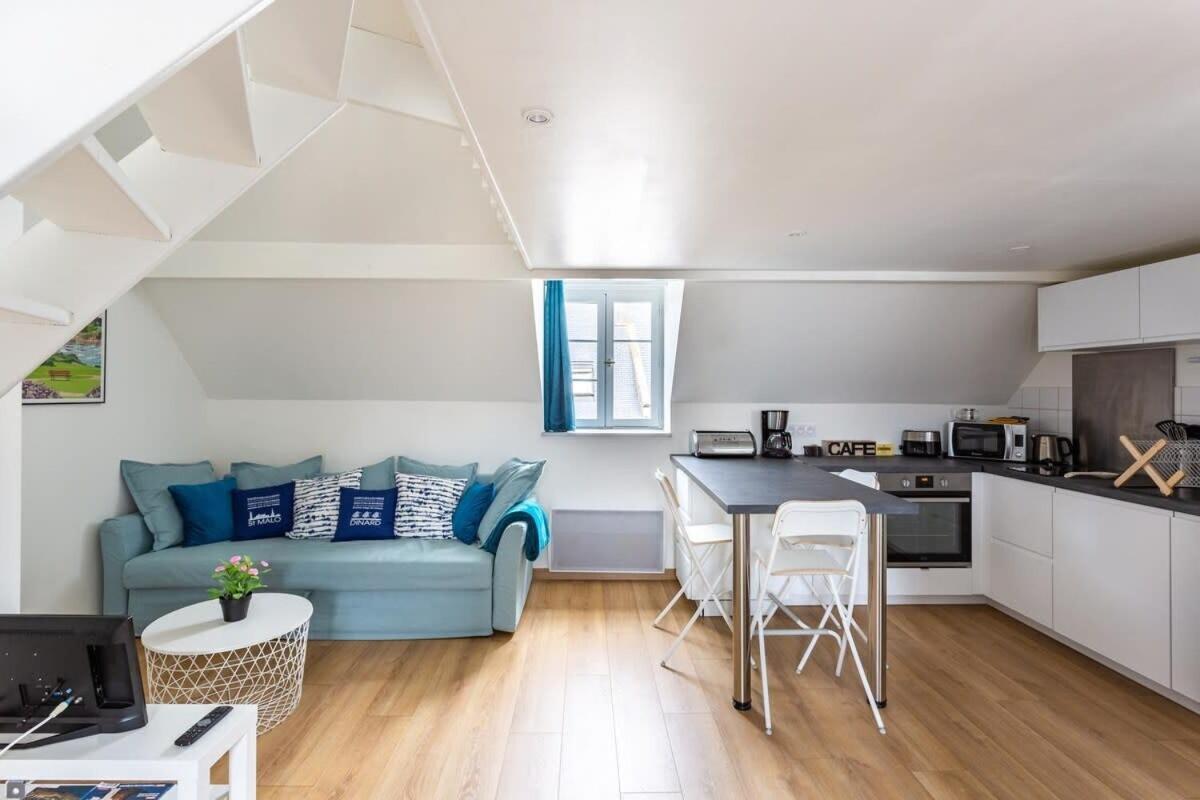 Апартаменти Le Petit Pastel - Joli Duplex - Proche De La Plage Сен-Мало Екстер'єр фото